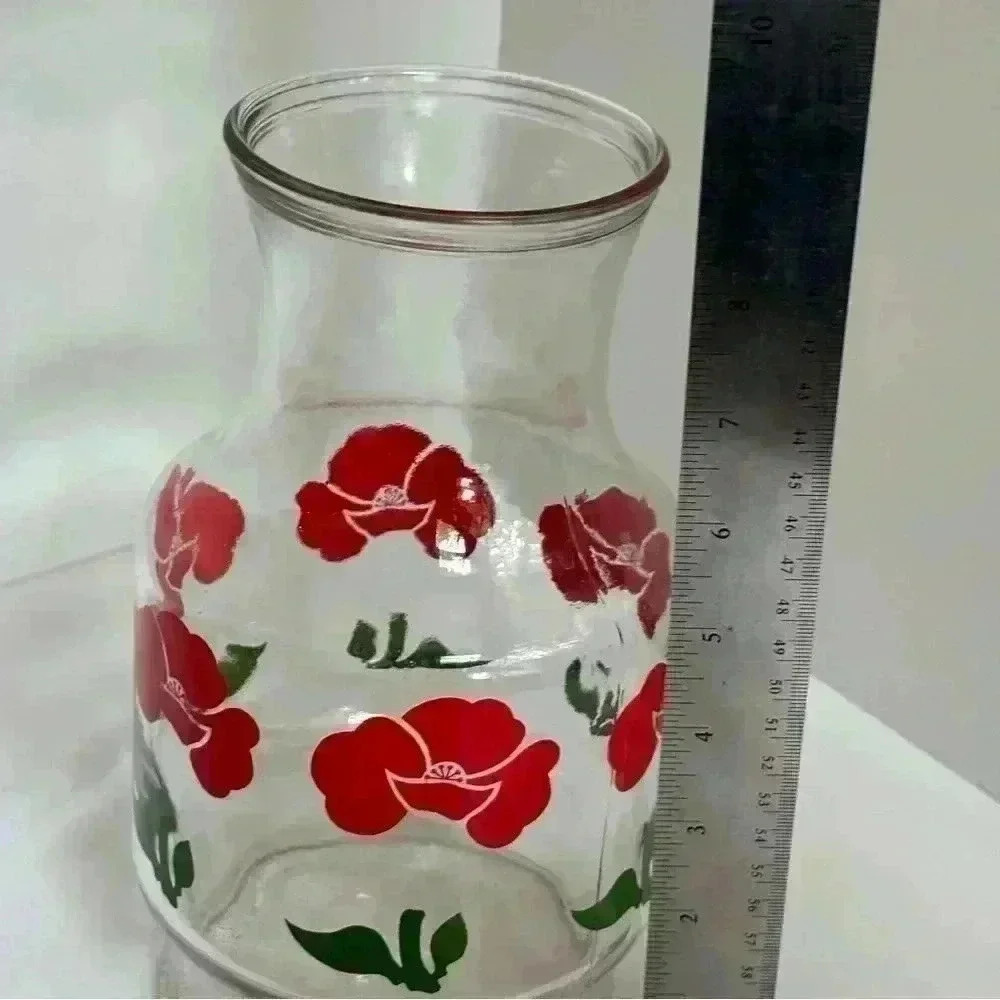 Gorgeous 60s Anchor Hocking Poppy pitcher / carafe - Picture 5 of 7